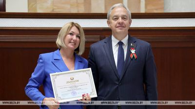 Journalists honored in Belarusian Parliament  