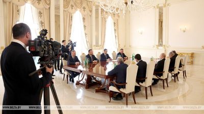 Azerbaijani president meets with Belarusian PM