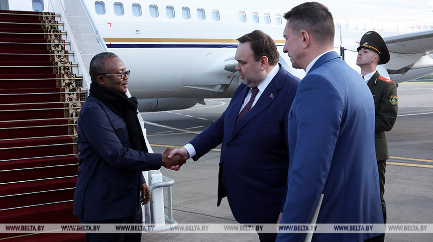 Guinea-Bissau president arrives in Belarus on visit