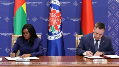 Belarus, Guinea-Bissau sign documents on cooperation