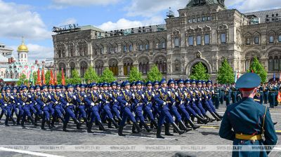 Lukashenko attends Victory Day parade in Moscow