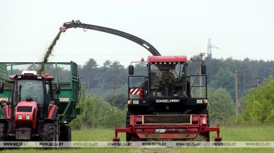 First grass cutting underway in Belarus