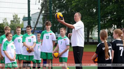 Prominent athletes hold clinics for children at Vytoki festival