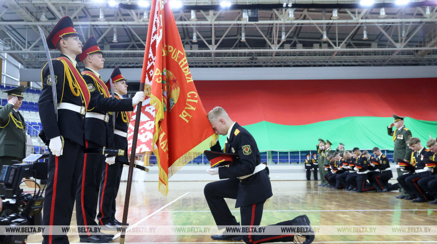 Minsk cadets graduation