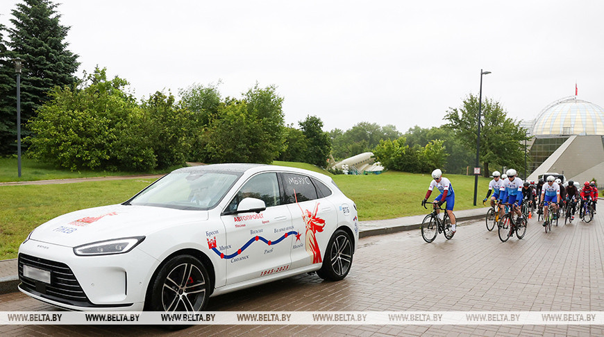 Bicycle rally arrives in Minsk Bicycle rally arrives in Minsk