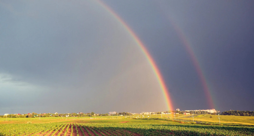 Double rainbow in Grodno 