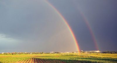 Double rainbow in Grodno 