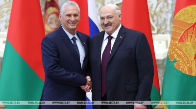 Presidents of Belarus, Cuba meet in Minsk