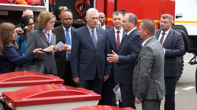Cuban president visits Belarus’ MTZ