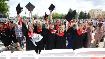 Graduation ceremony at Grodno State Medical University   