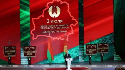 Lukashenko makes address ahead of Belarus' Independence Day