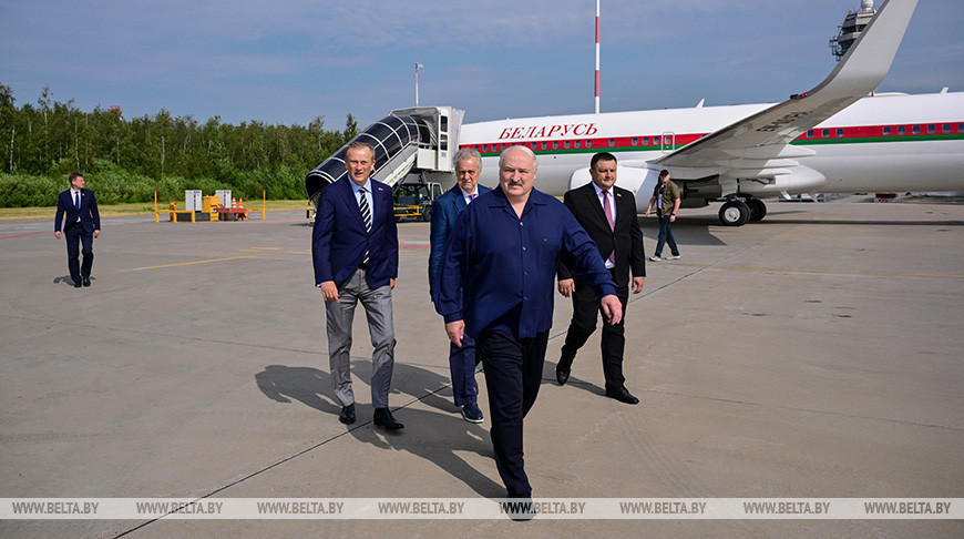 Lukashenko arrives in Russia on working visit