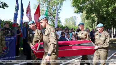 Ceremony to reinter remains of Red Army soldiers near Vitebsk