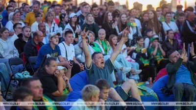 Thousands watch UEFA Conference League playoff match in central Grodno