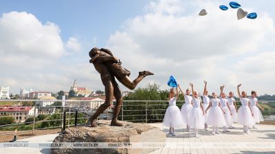 Square near Neman River in Grodno reopens after renovation