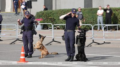 Police skills competition in Minsk