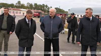 Lukashenko on working trip to Shklov District