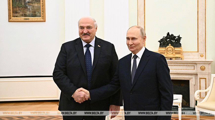 Lukashenko meets with Putin in the Kremlin