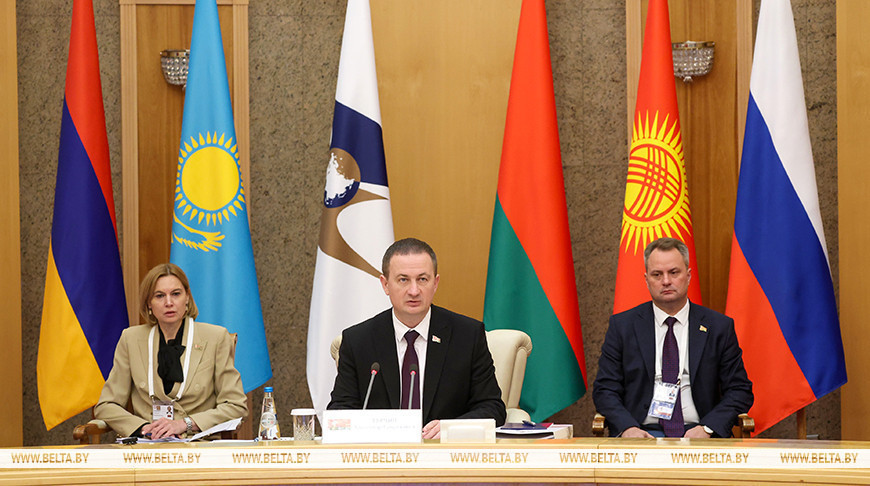 Eurasian Intergovernmental Council meets in Minsk 
  
 