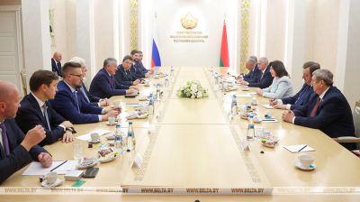  Belarusian senators meet with their Russian counterparts in Minsk
  
   
  