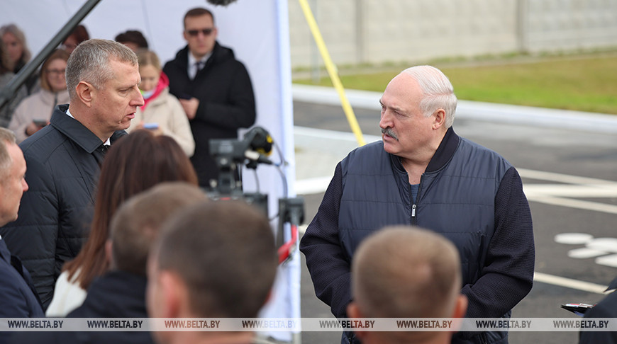 Lukashenko visits Soligorsk District