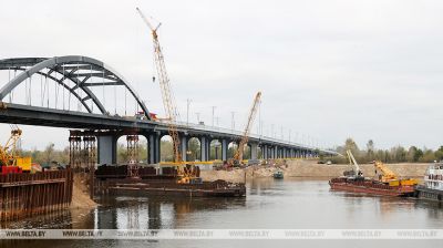 New bridge over Pripyat River