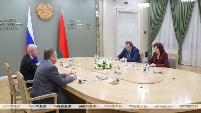 Kochanova meets with state secretary of Belarus-Russia Union State