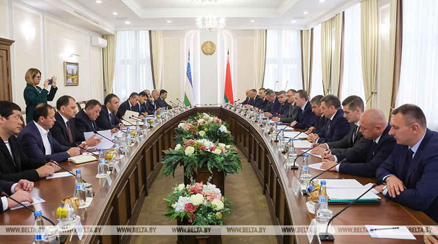  Uzbekistan government delegation holds talks in Minsk
 
  
  