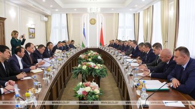  Uzbekistan government delegation holds talks in Minsk
 
  
  