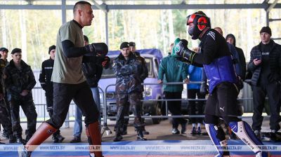 Black Beret qualification trial in Minsk District 