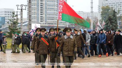 Ceremony to see young people off to military service in Minsk