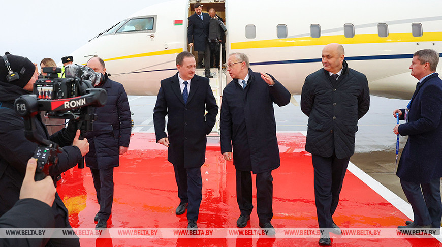 Belarusian PM touches down in Moscow for working visit   