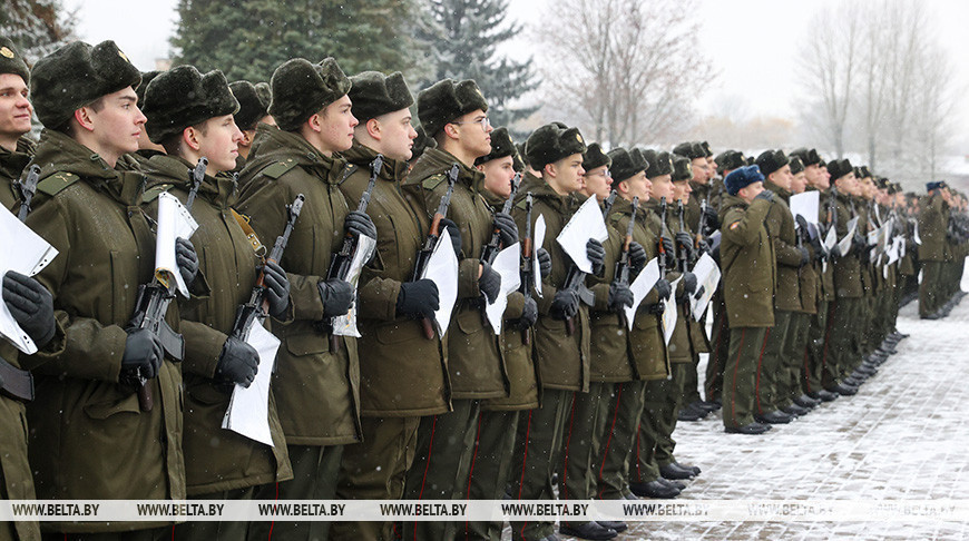 Over 1,100 conscripts take oath at Brest Fortress