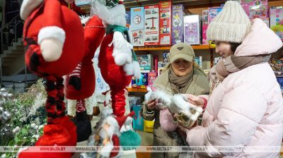 Mogilev stores prepare for New Year