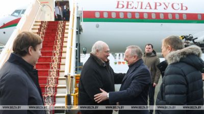 Lukashenko arrives in Russia for EAEU, CIS summits