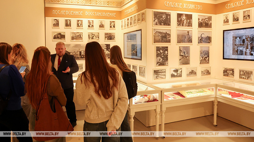A view inside Mogilev Oblast Glory Museum