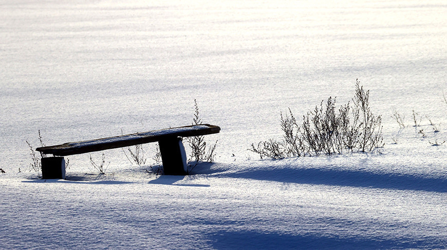 Snowy day in Gomel District