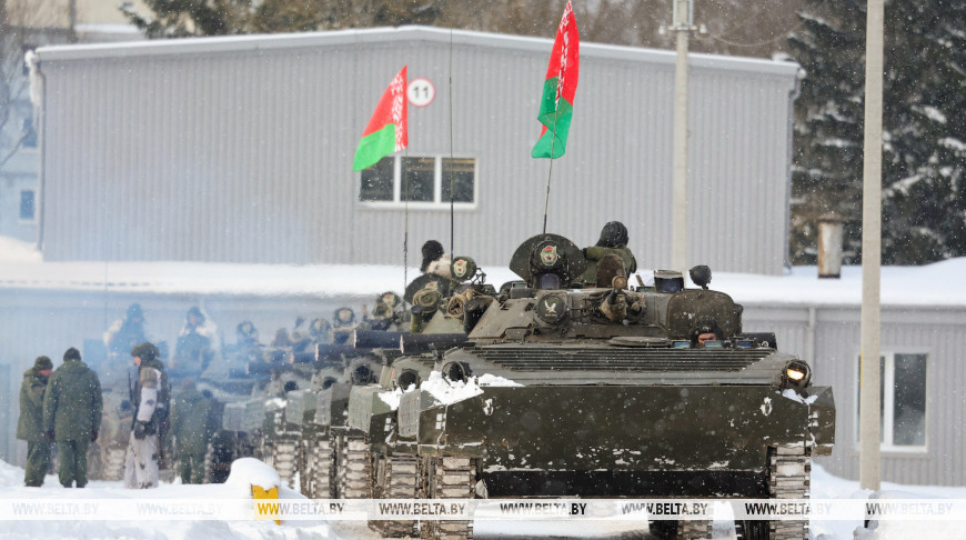 Snap army inspection in Belarus