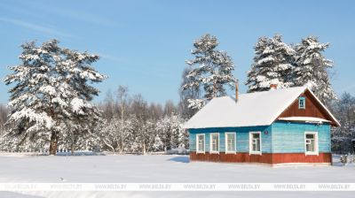 Winter in rural Belarus