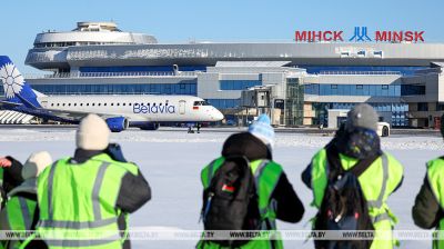  Minsk National Airport holds winter spotting session for photographers
 