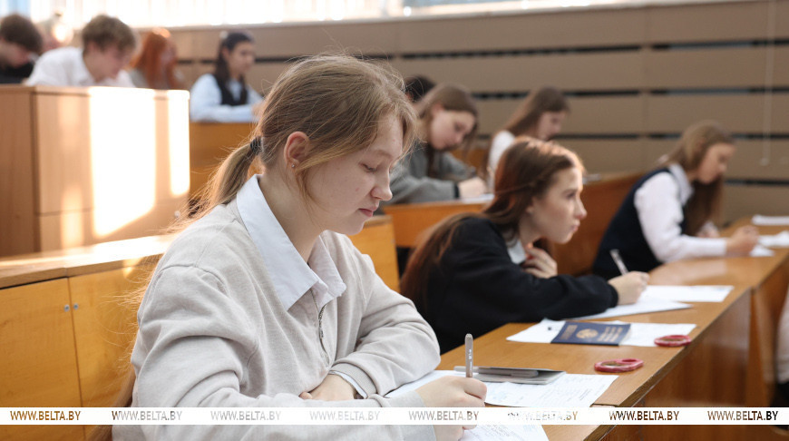 Nationwide centralized exam rehearsal in Belarus