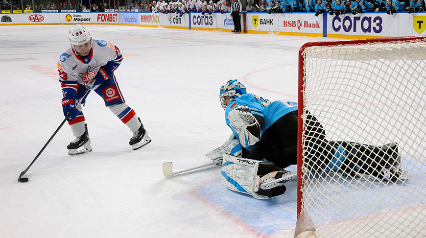 KHL: Dinamo Minsk lose to SKA St Petersburg 