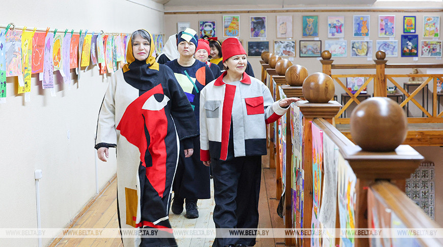 Suprematism-inspired fashion collection 
