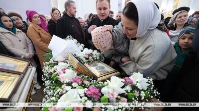 Reliquary with Belt of Theotokos arrives in Vitebsk