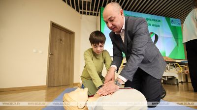 National first aid campaign for youngsters in Belarus