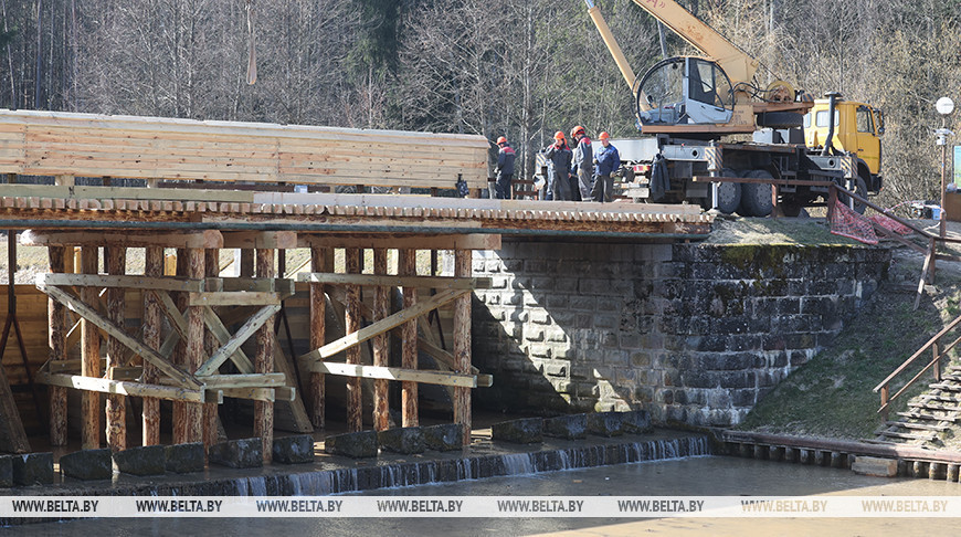 Repair works on Dombrovka sluice on Augustow Canal 90% complete