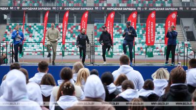  Popular Warm Up  at Dinamo Stadium in Minsk