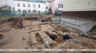 Centuries-old cemetery unearthed in Grodno
