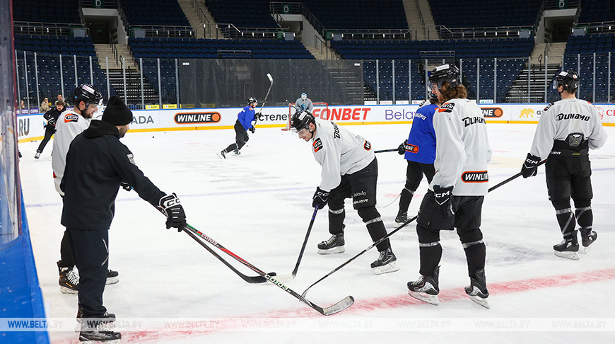 HC Dinamo Minsk hold open practice at Minsk Arena