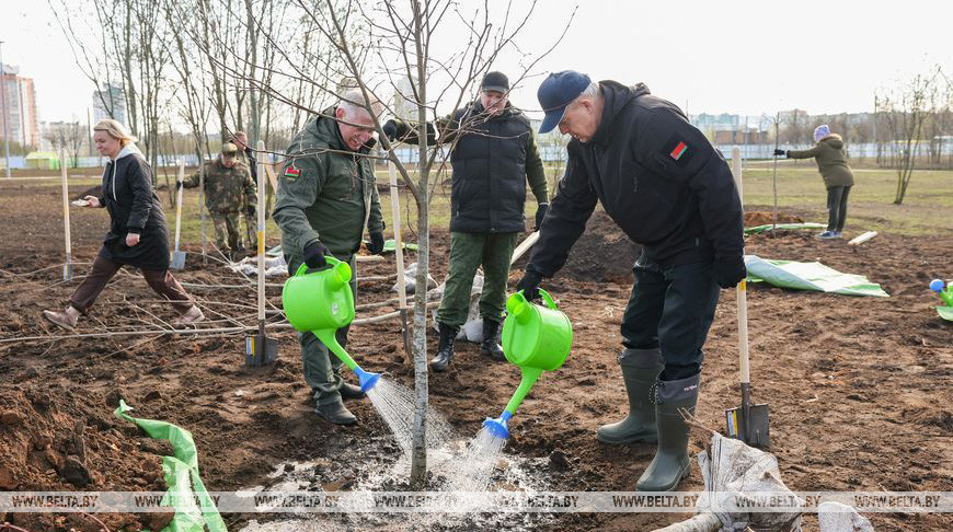 MPs landscape park in Minsk